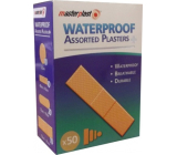 Masterplast Waterproof Assorted Plasters waterproof patch mix box of 50 pieces