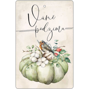 Bohemia Gifts Aromatic card Scent of Autumn 10,5 x 16 cm