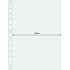 Donau Euroobal Prospectus covers transparent glossy smooth extra wide A4, 120 mm, 25 pieces