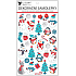 Pop up Christmas stickers Penguins 14,5 x 25 cm