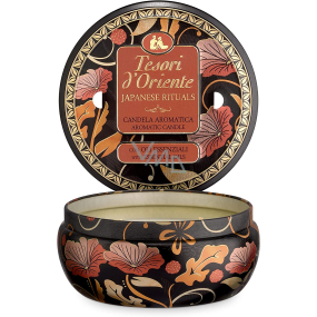 Tesori d Oriente Japanese Rituals scented candle in tin box 200 g, burning time up to 30 hours