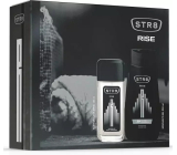 Str8 Rise perfumed deodorant glass 85 ml + shower gel 250 ml, cosmetic set for men