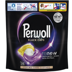 Perwoll Renew Black Caps black laundry capsules 35 doses