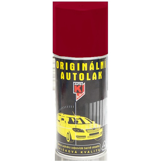 Kwasny Auto-K Color Škoda, original car paint spray, 8302 apollo red, 150 ml