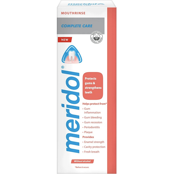 Meridol Complete Care Mouthwash for Sensitive Teeth and Gums 400 ml