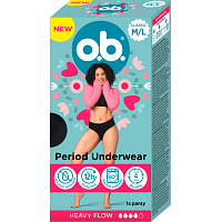O.B. menstrual panties, size M/L, 1 pc