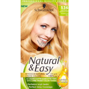 Schwarzkopf Natural & Easy hair color 536 Light golden macadamia nut