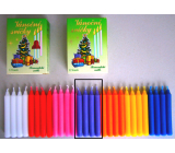 Romantic Light Christmas Candle Box Burning 90 Minutes Purple 12 Pieces