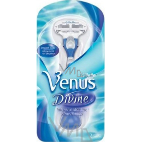 Gillette Venus Divine razor + spare head 2 pieces for women