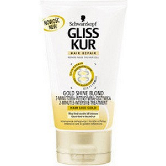 Gliss Kur Gold Shine Blonde 2 minutes intensive hair mask 125 ml