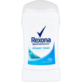 Rexona Shower Clean antiperspirant deodorant stick for women 40 ml