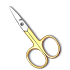 Natalia Angers Manicure scissors straight gilded 503