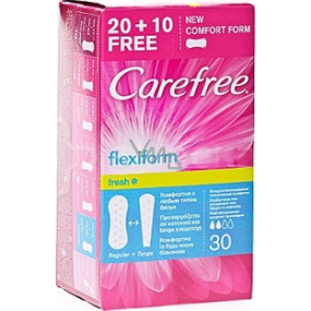 Carefree Flexiform Fresh panty liners 30 pieces