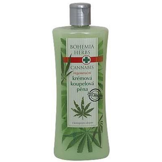 Bohemia Gifts Cannabis Hemp Oil Regenerating Bath Foam 500 ml