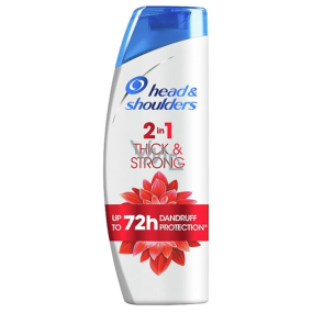 Head & Shoulders Thick & Strong 2in1 shampoo and hair balm against dandruff 400 ml