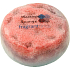 Fragrant Famous Glycerine massage soap with a sponge filled with the scent of Lady Gaga Fame perfume in black-orange color 200 g