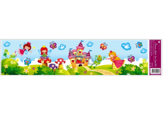 Window foil without glue princess strip 64 x 15 cm