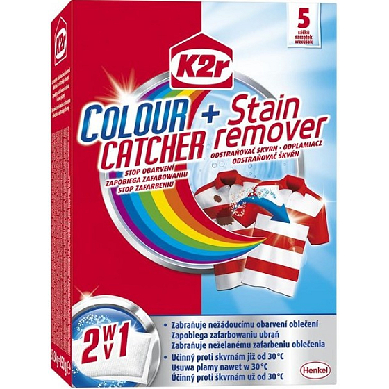 K2r Color Catcher + Stain remover Stop staining + 5 stain remover