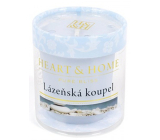 Heart & Home Spa bath Soy candle without packaging burns for up to 15 hours 53 g