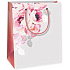 Ditipo Gift paper bag 11.4 x 6.4 x 14.6 cm gray rose