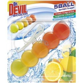 Dr. Devil Lemon Fresh BiColor 5Ball WC hinge 35 g