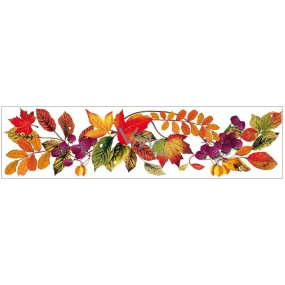 Window foil without glue strip with autumn leaves 59 x 15cm No.2
