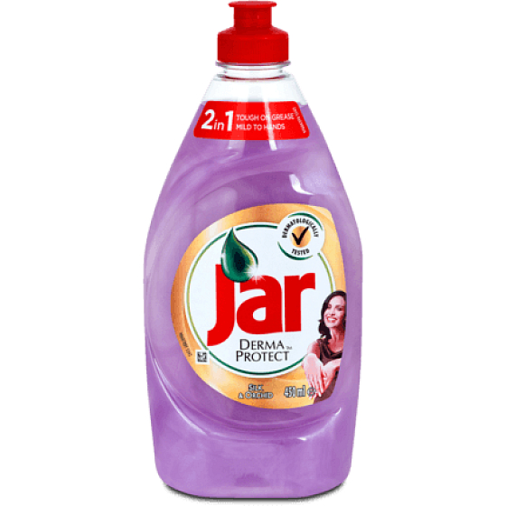 Jar DermaProtect Silk & Orchid 450 ml hand dishwashing detergent