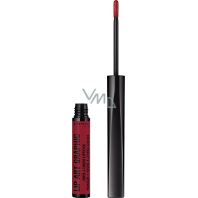 Rimmel London Lip Art Graphic contouring pencil + liquid lipstick 2in1 550 Cuff Me 1.8 ml