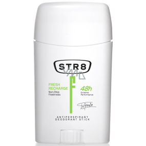 Str8 Fresh Recharge antiperspirant deodorant stick for men 50 ml