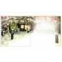Me to You Envelope Greeting Card 3D Christmas Card, Christmas Bear with Wreath 15.5 x 15.5 cm