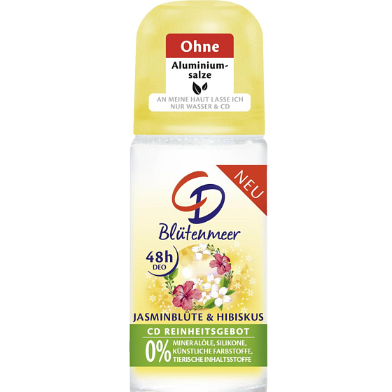 CD Jasmine and Hibiscus ball antiperspirant deodorant roll-on for women 50 ml
