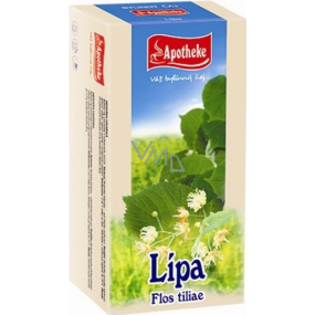 Apotheke Linden tea supports the excretion of water from the body, contributes to the normal function of the respiratory system 20 x 1.5 g