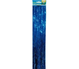 Blue tinsel 45 x 30 cm 1 piece