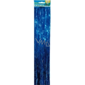 Blue tinsel 45 x 30 cm 1 piece