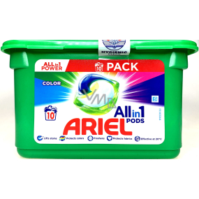 Ariel All-in-1 Pods Color Gel Capsules for Colored Laundry 10 Pieces 238 g