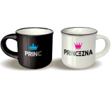 Nekupto Pair of mini cups Prince and Princess 2 x 100 ml