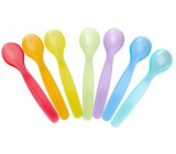 Baby Farlin Colored spoon for children 4 m+ pack of 7 pieces