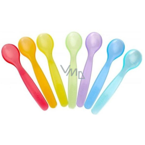 Baby Farlin Colored spoon for children 4 m+ pack of 7 pieces