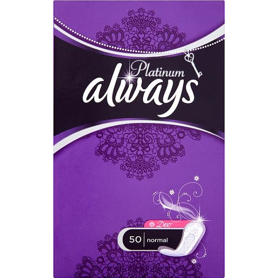 Always Platinum Collection Normal Deo intimate inserts 50 pieces