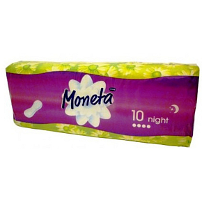 Ria Moneta Night intimate pads 10 pieces