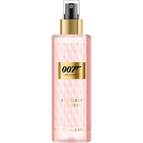 James Bond 007 Raspberry Velvet perfumed body spray for women 250 ml