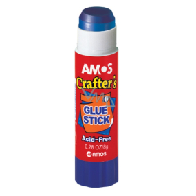 Amos Crafter's Glue Stick with Disappearing Trace 8 g