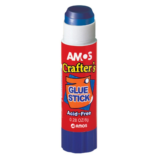 Amos Crafter's Glue Stick with Disappearing Trace 8 g