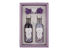 Bohemia Gifts Lavender shower gel 200 ml + hair shampoo 200 ml + toilet soap 30 g, cosmetic set for women