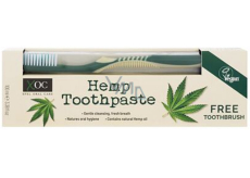 Xoc Hemp Toothpaste toothpaste with hemp oil 100 ml + toothbrush 1 piece