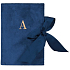 Albi Notepad with ribbon letter A blue 15 x 21 cm