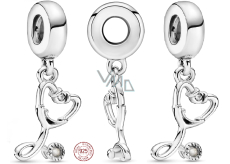 Sterling Silver 925 Stethoscope Heart Pendant Bracelet Interests