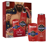 Old Spice Captain deodorant stick 50 ml + 3in1 shower gel for face, body and hair 250 ml, cosmetic set for men