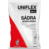 Uniflex plaster white, modeling, 1 kg