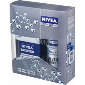 Nivea Men Kazsilverpro shaving foam 200 ml + aftershave 100 ml cosmetic set
